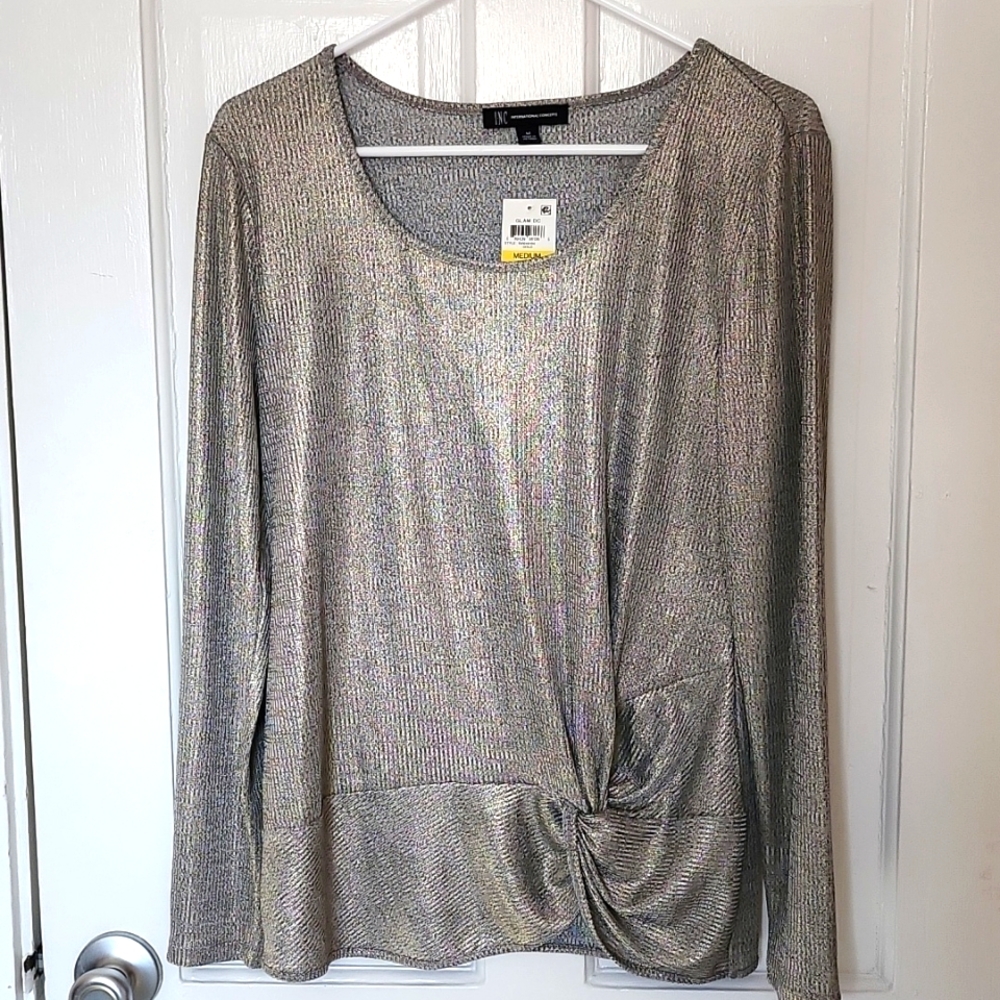 I.N.C, size medium, color sliver